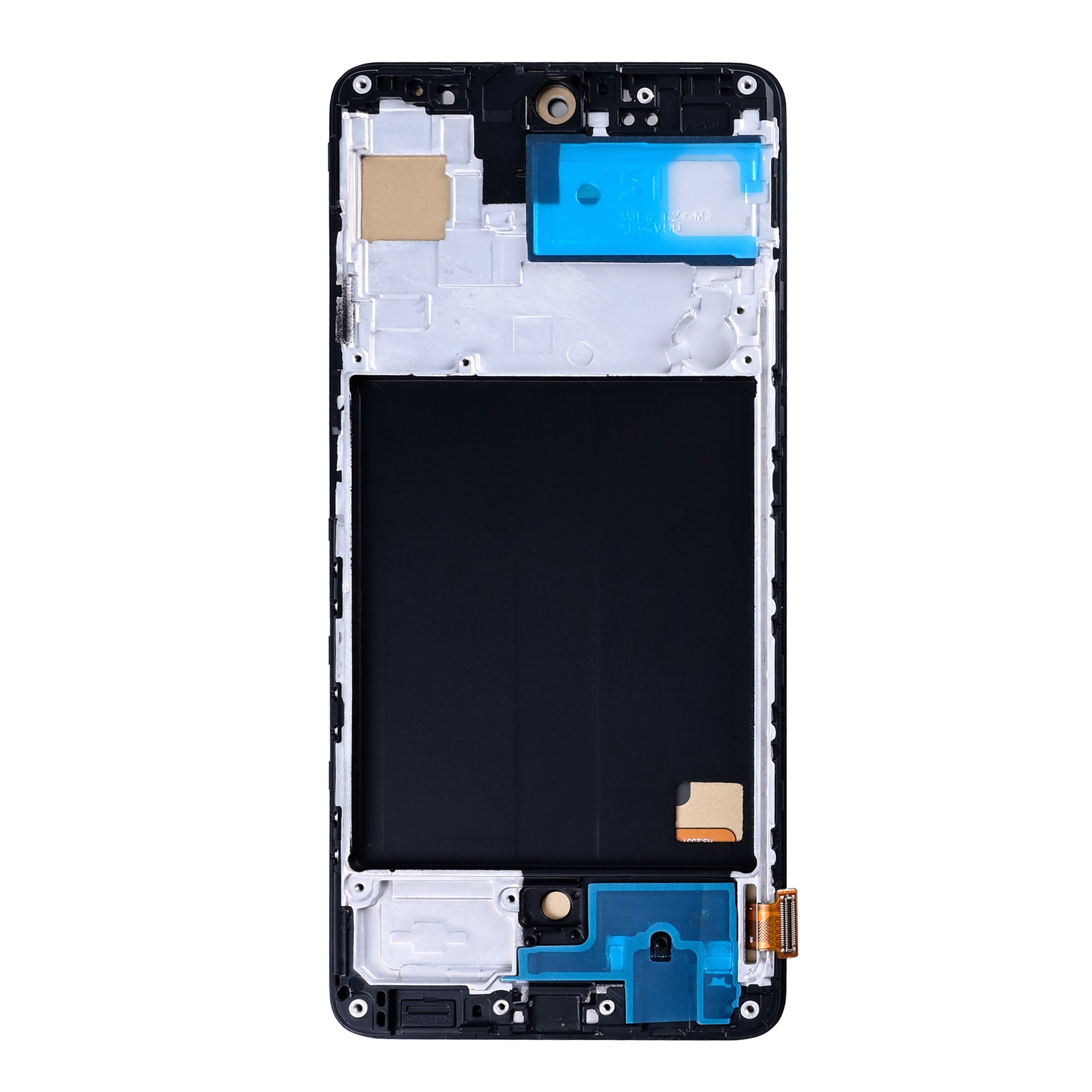 Samsung Galaxy A51 4G A515F Display And Digitizer With Frame Prism Crush Black In-Cell