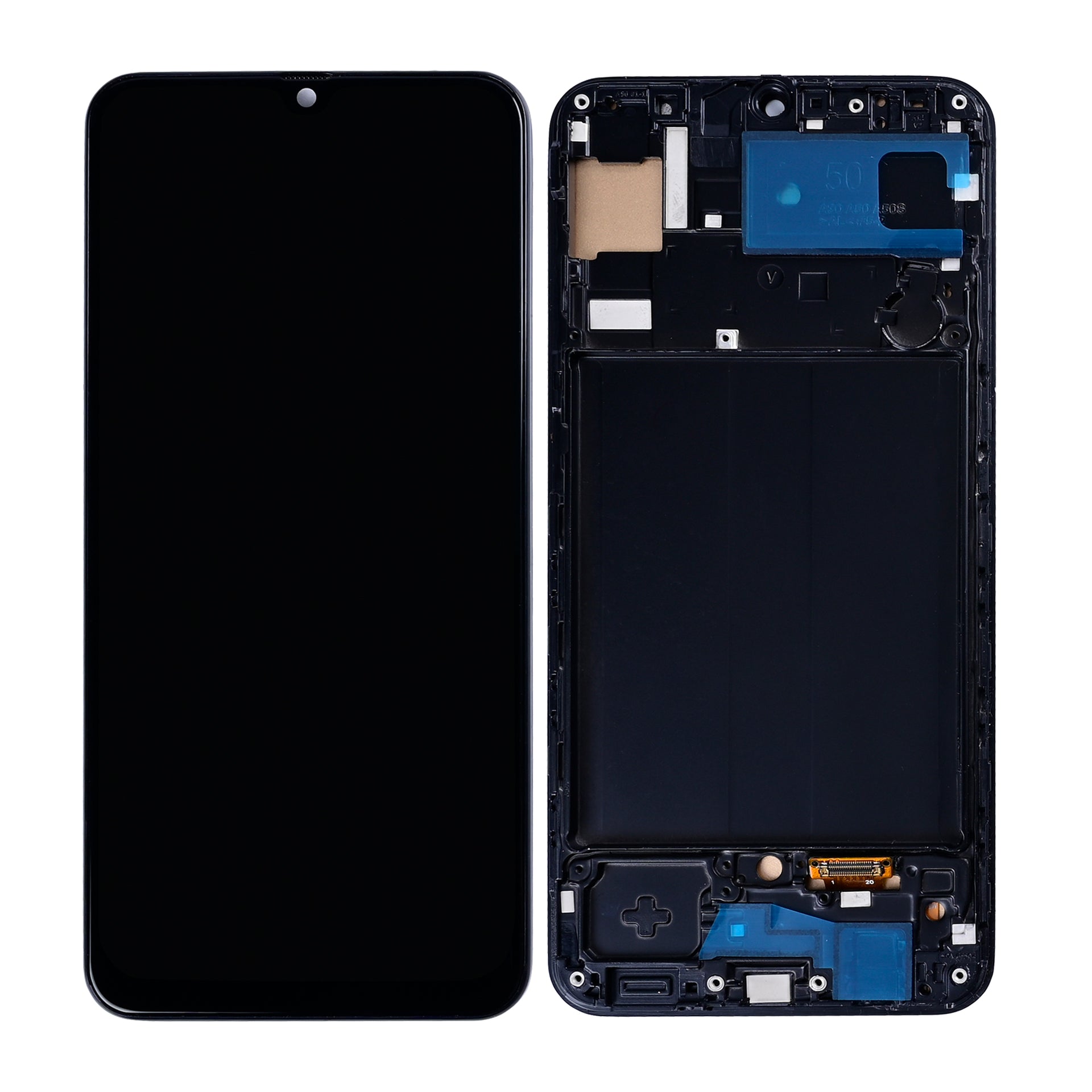 Samsung Galaxy A50 A505F Display And Digitizer With Frame Black In-Cell