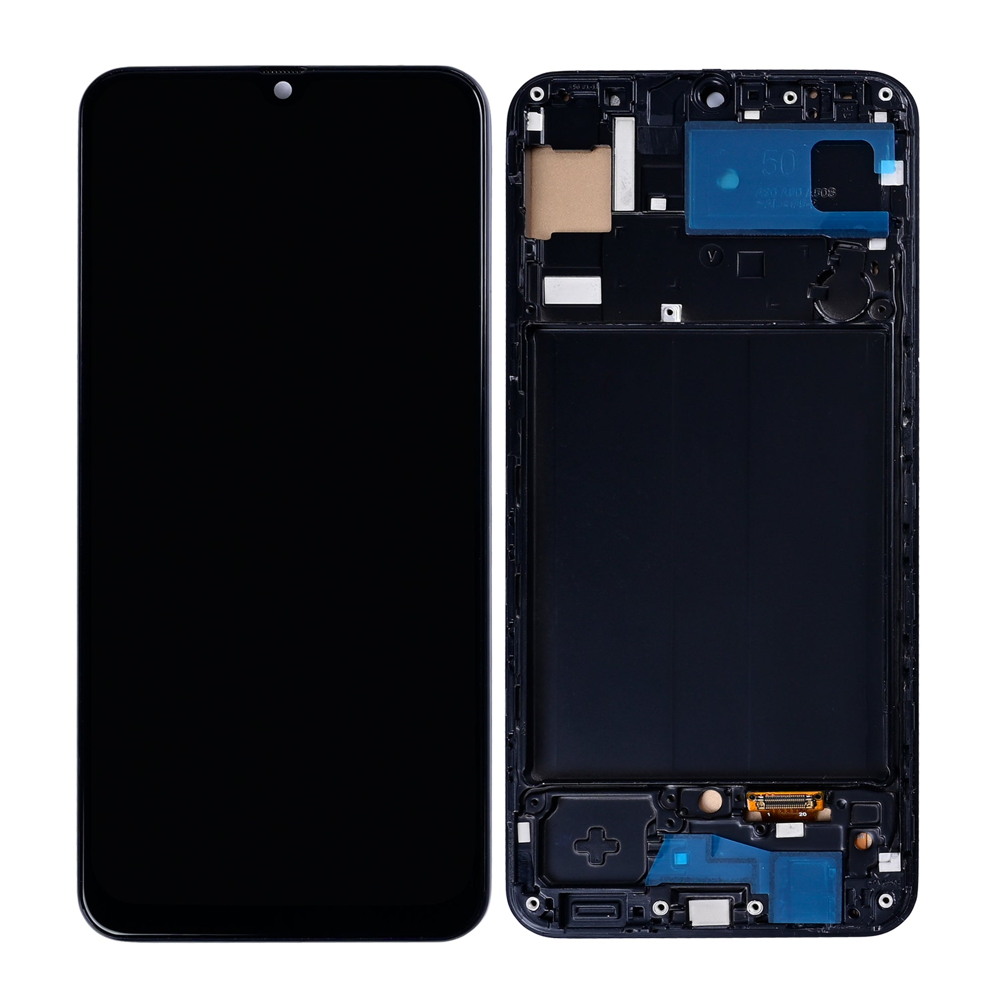 Samsung Galaxy A50 A505F Display And Digitizer With Frame Black In-Cell