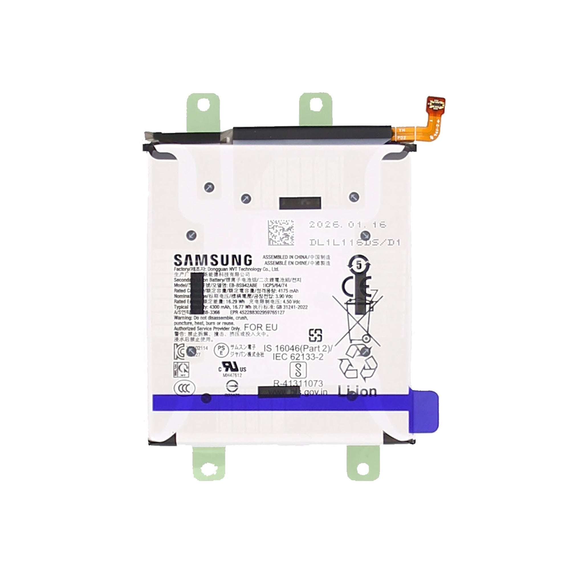 Samsung Galaxy S26 S942B Battery EB-BS942ABE Original