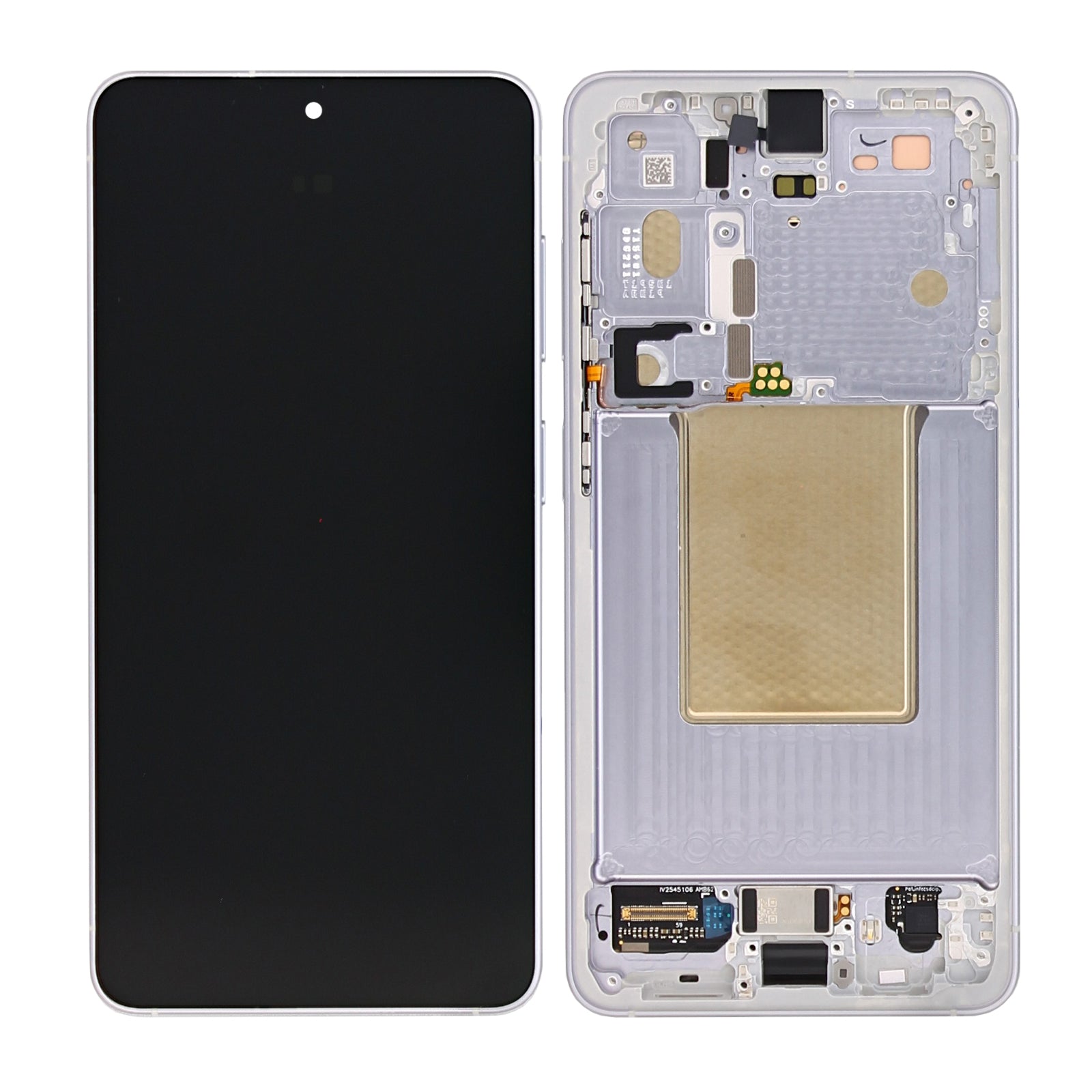 Samsung Galaxy S26 S942B Display And Digitizer With Frame Silver Shadow Pre-Assembled