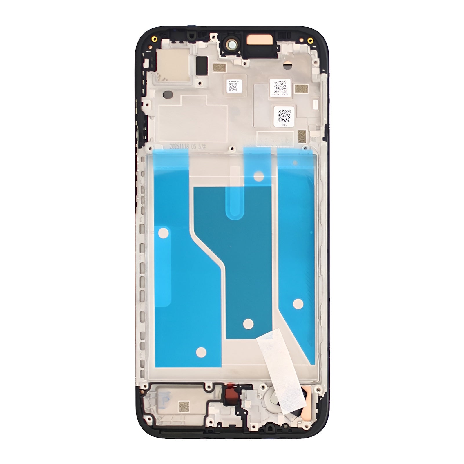 Motorola Moto G67, G77 Display And Digitizer With Frame Black Service Pack