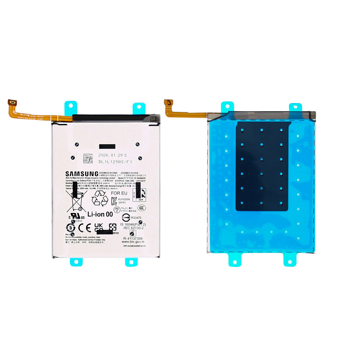 Samsung Galaxy A37 A376B, A57 A576B Battery EB-BA566ASE Original