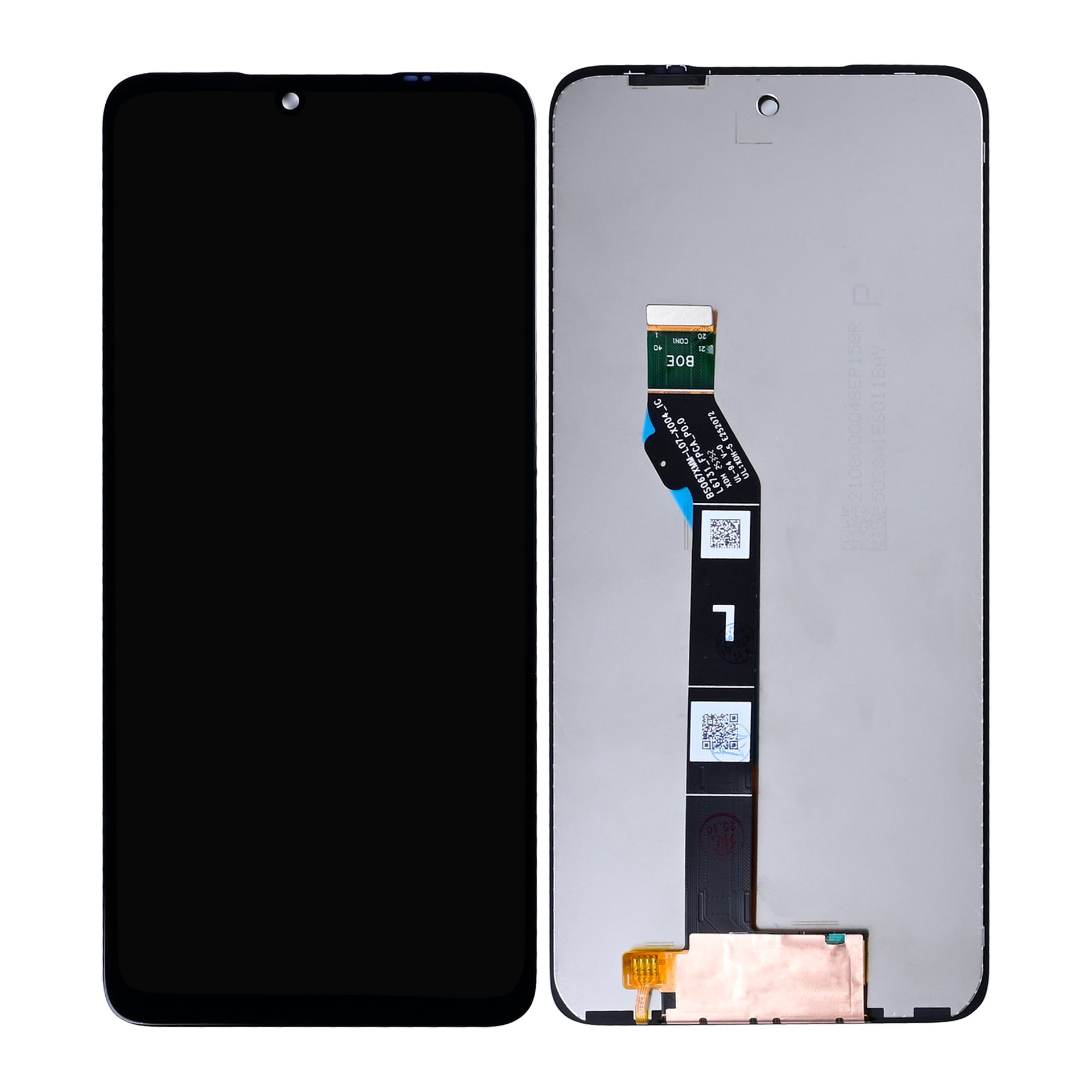 Motorola Moto G17, G17 Power Display And Digitizer Without Frame Black OEM