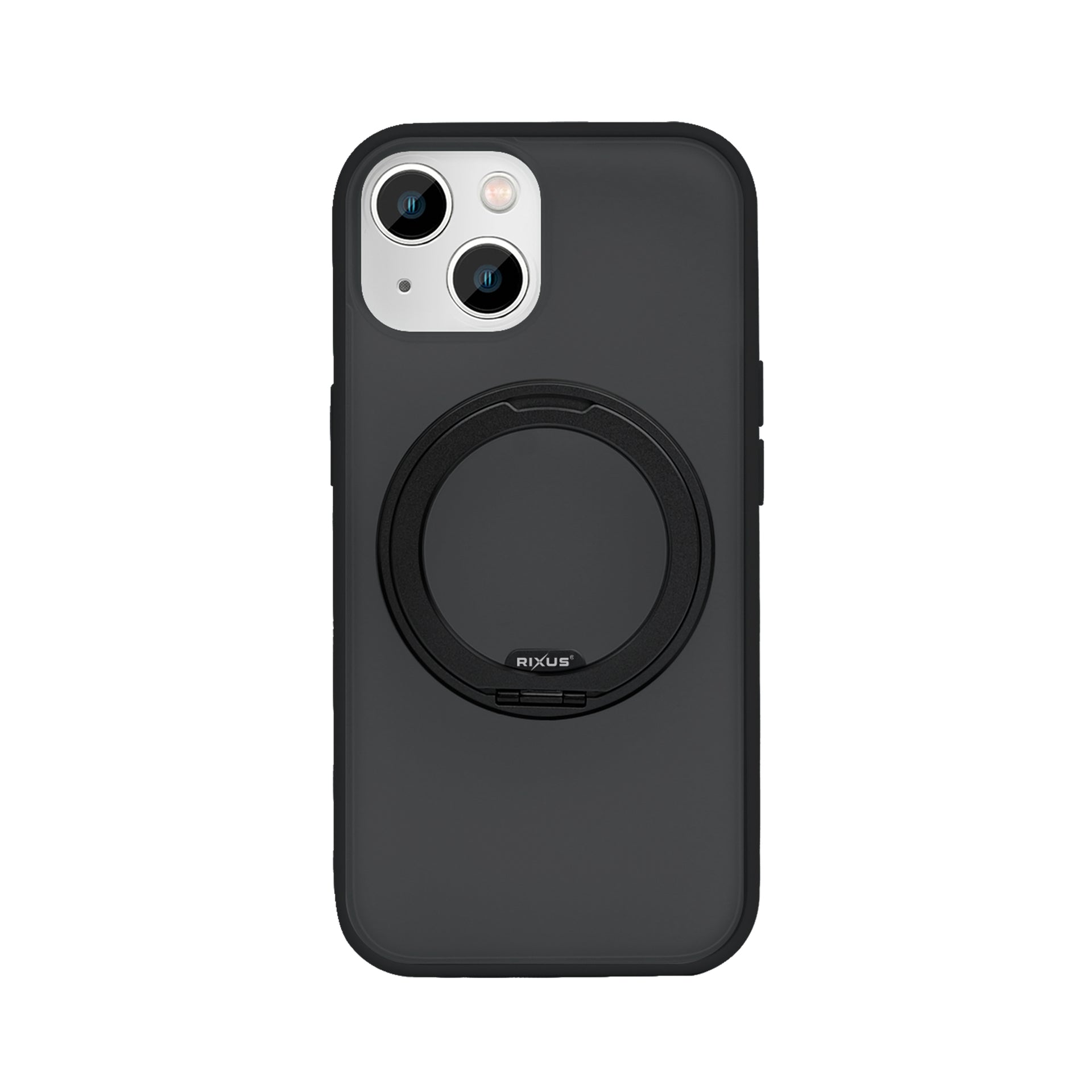 Rixus SnapGrip 360 Case For Apple iPhone 15 Black