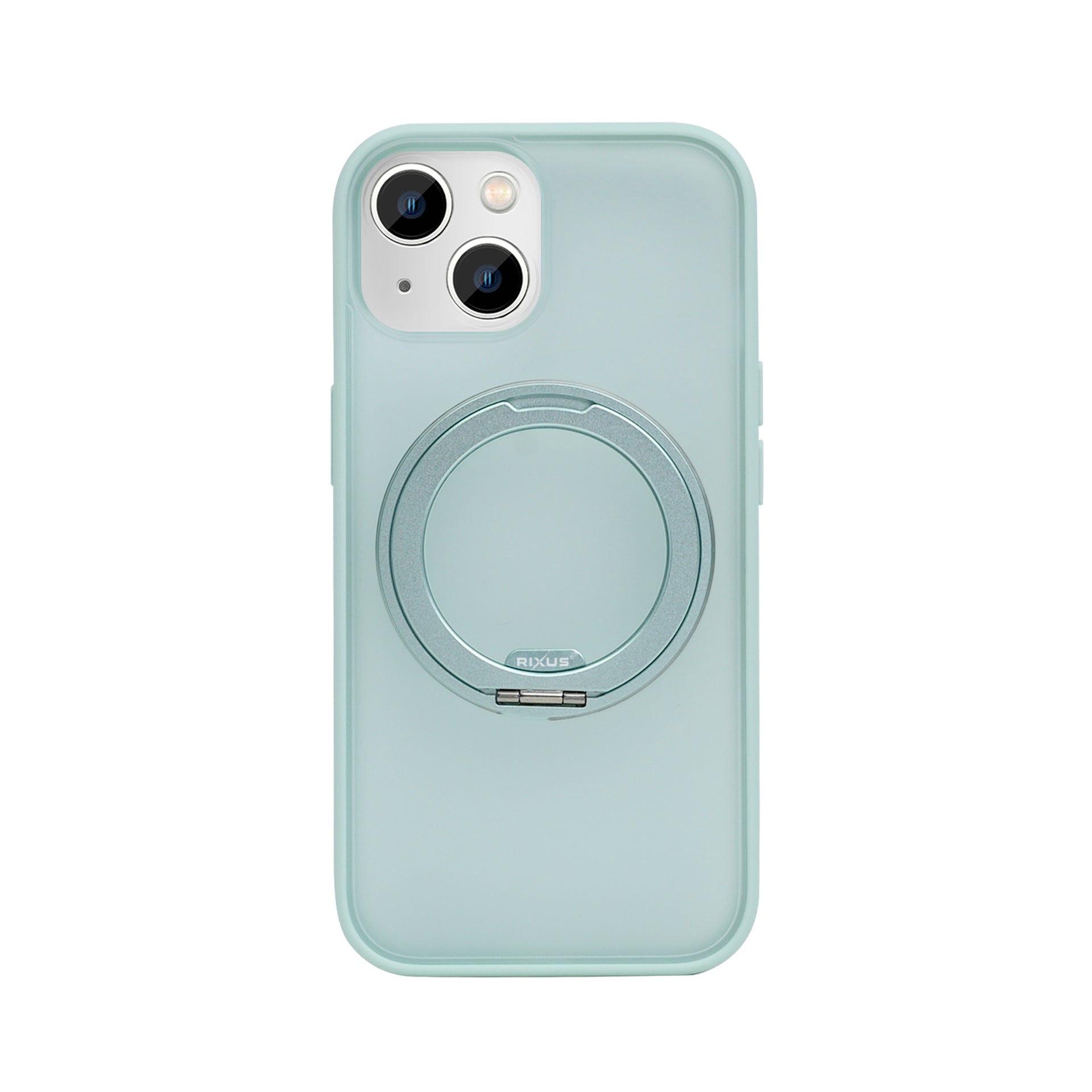 Rixus SnapGrip 360 Case For Apple iPhone 15 Green