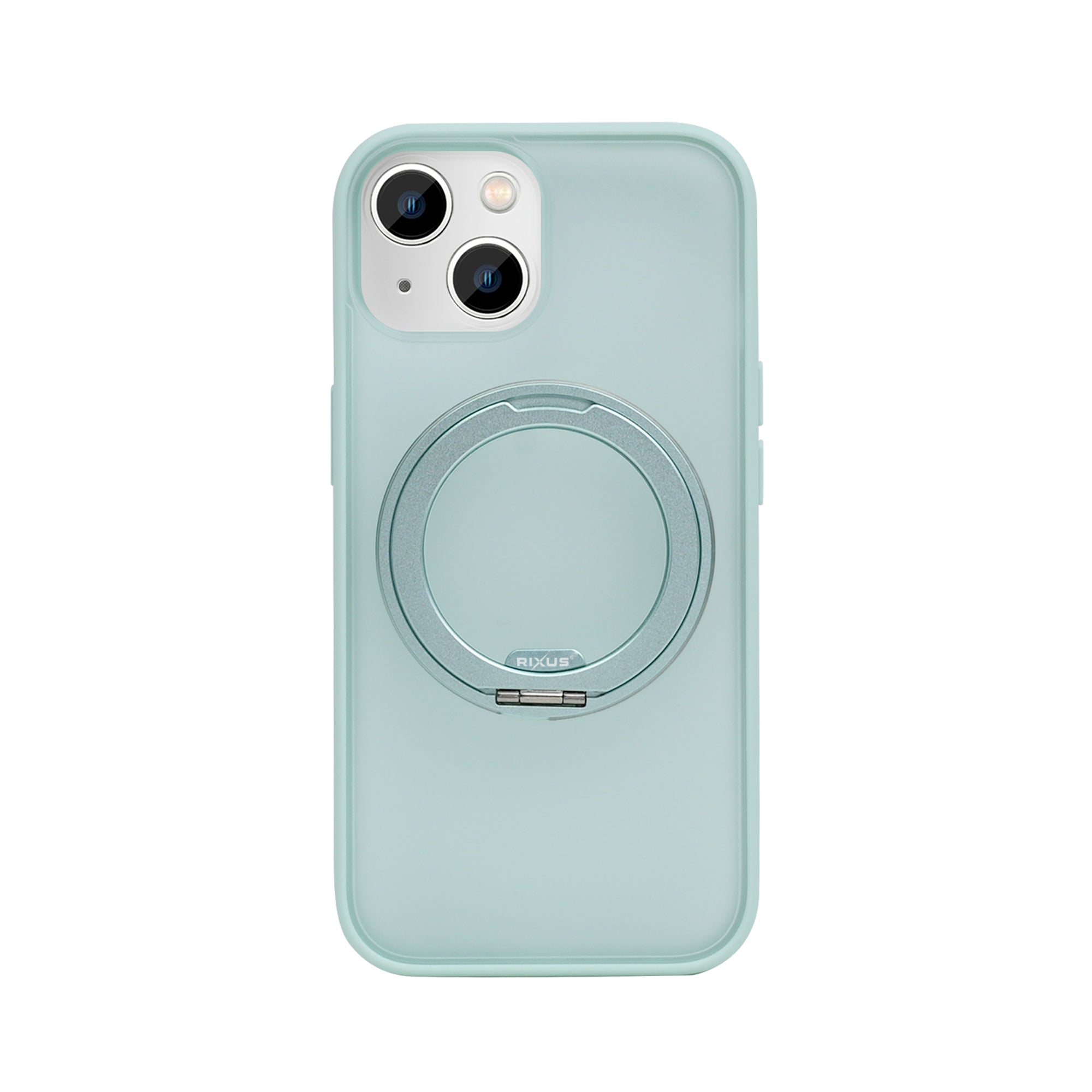 Rixus SnapGrip 360 Case For Apple iPhone 15 Green