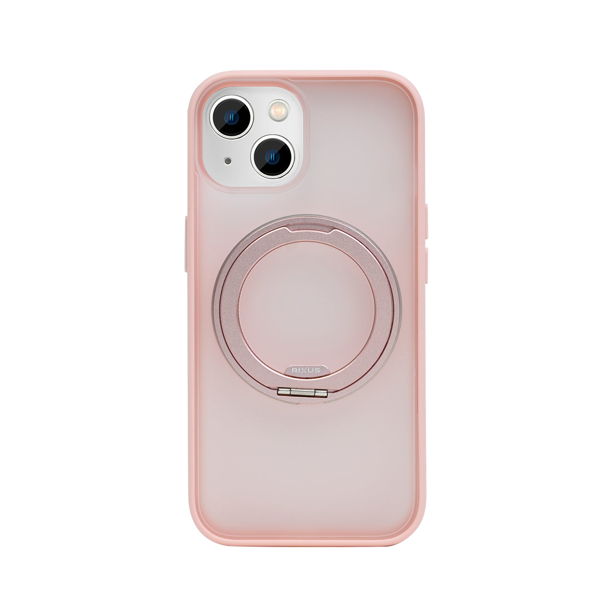 Rixus SnapGrip 360 Case For Apple iPhone 15 Pink