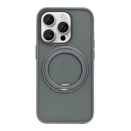 Rixus SnapGrip 360 Case For Apple iPhone 15 Pro Grey