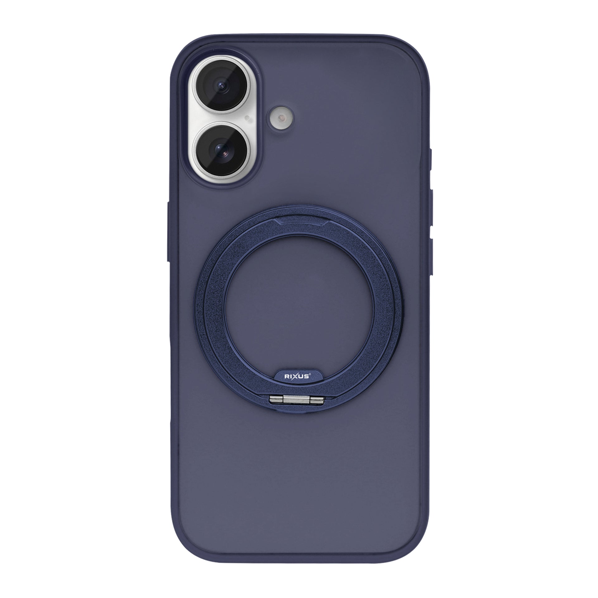 Rixus SnapGrip 360 Case For Apple iPhone 16 Blue