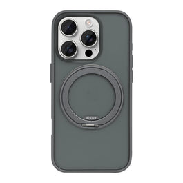 Rixus SnapGrip 360 Case For Apple iPhone 16 Pro Max Grey