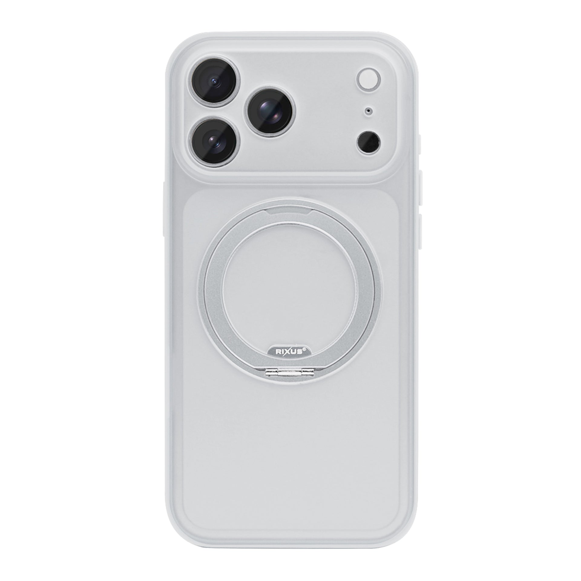 Rixus SnapGrip 360 Case For Apple iPhone 17 Pro White