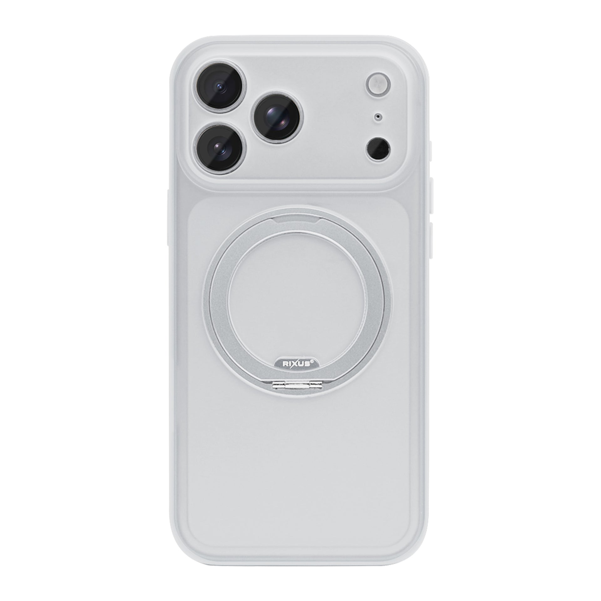 Rixus SnapGrip 360 Case For Apple iPhone 17 Pro Max White