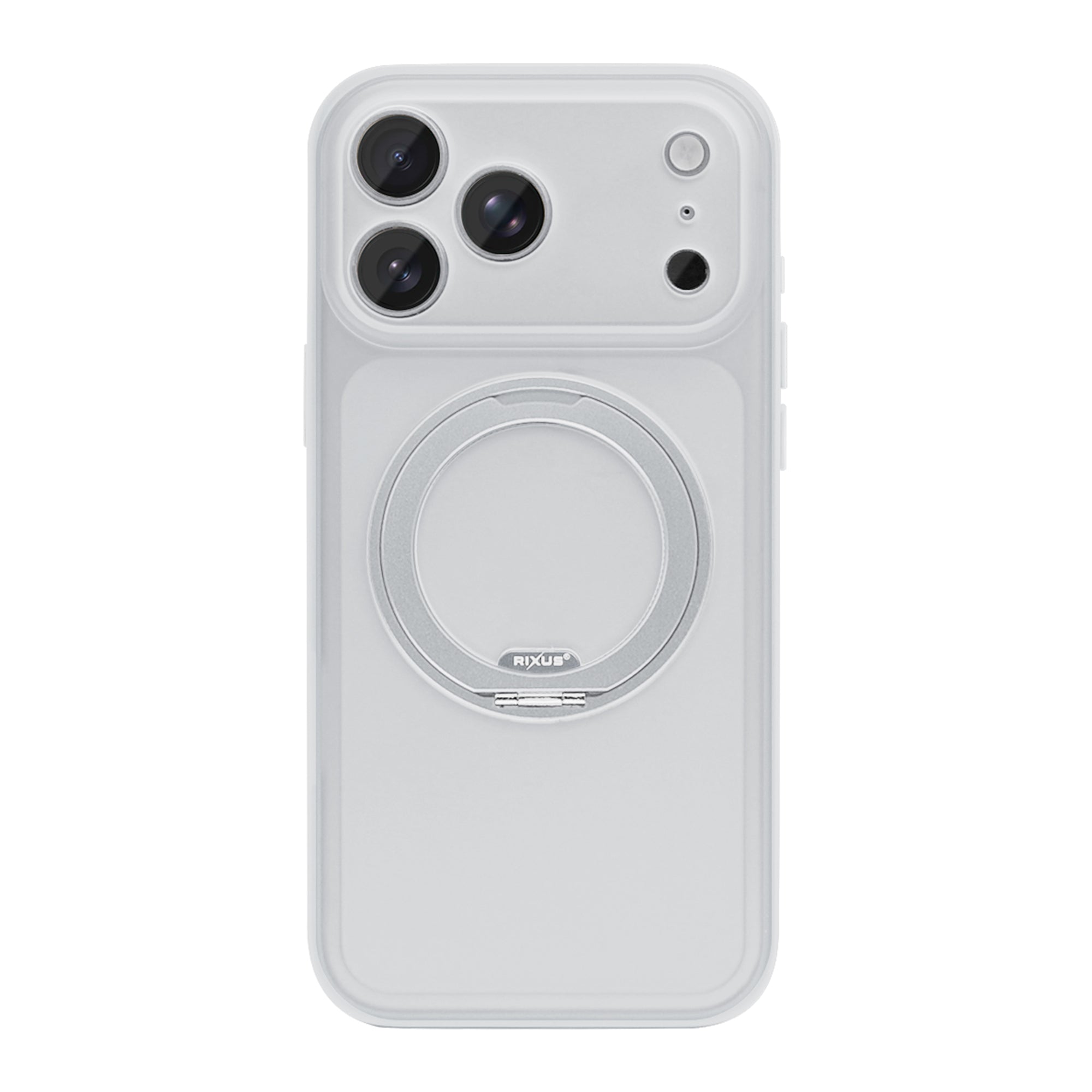 Rixus SnapGrip 360 Case For Apple iPhone 17 Pro Max White
