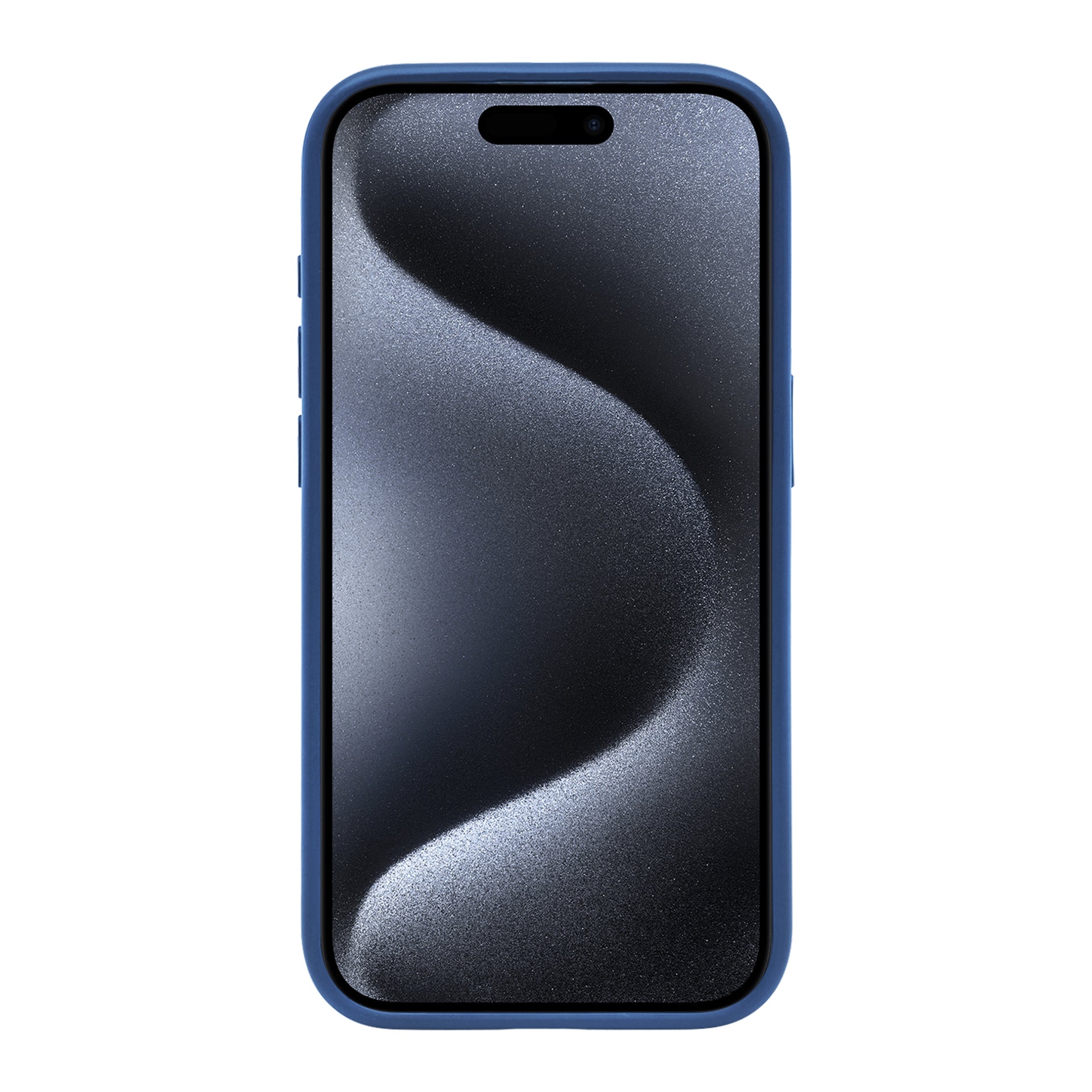 Rixus Crystal Amber Case For Apple iPhone 15 Pro Blue