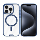 Rixus Crystal Amber Case For Apple iPhone 15 Pro Max Blue