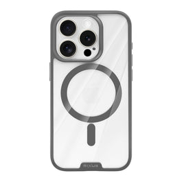 Rixus Crystal Amber Case For Apple iPhone 15 Pro Max Grey