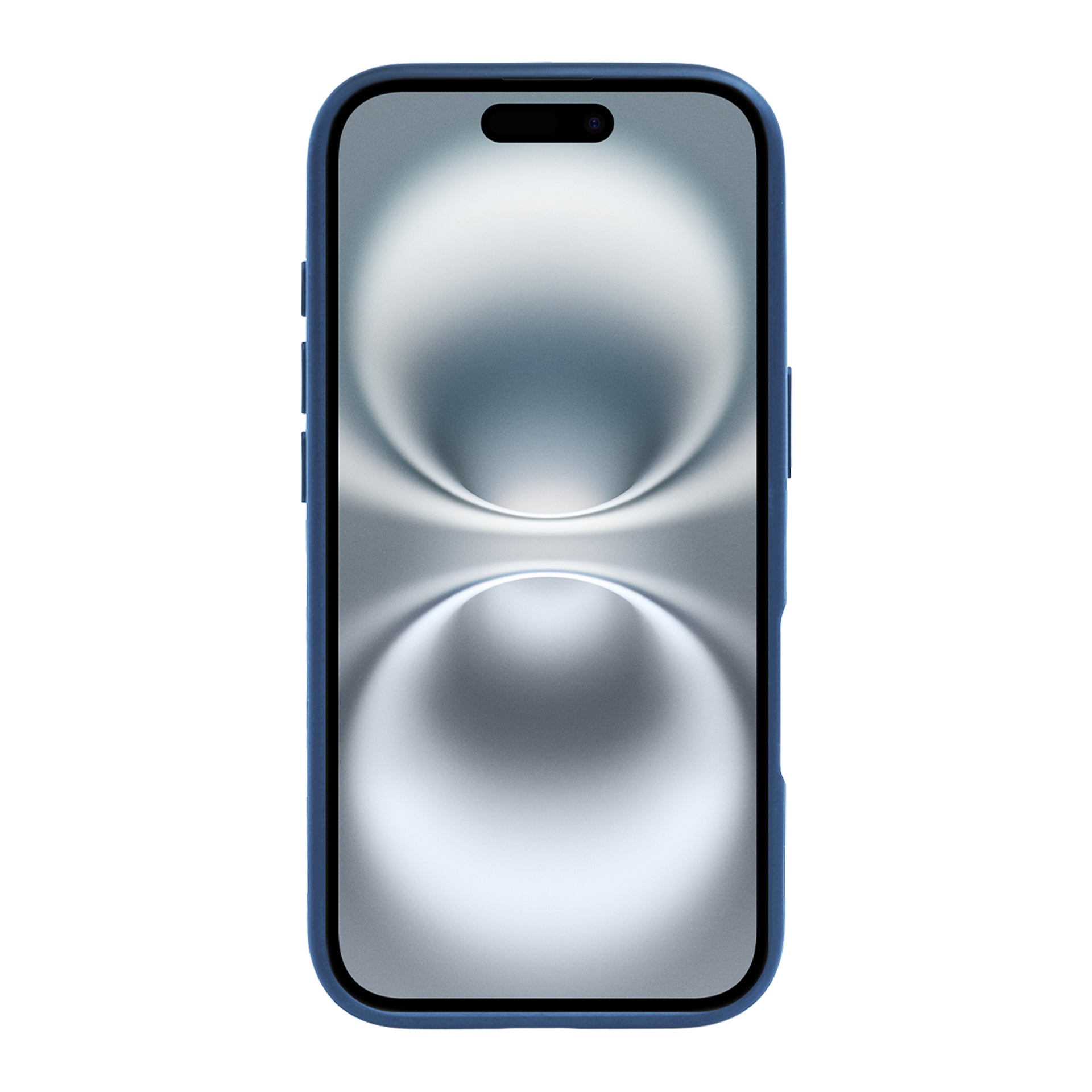 Rixus Crystal Amber Case For Apple iPhone 16 Blue