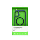Rixus Crystal Amber Case For Apple iPhone 16 Blue