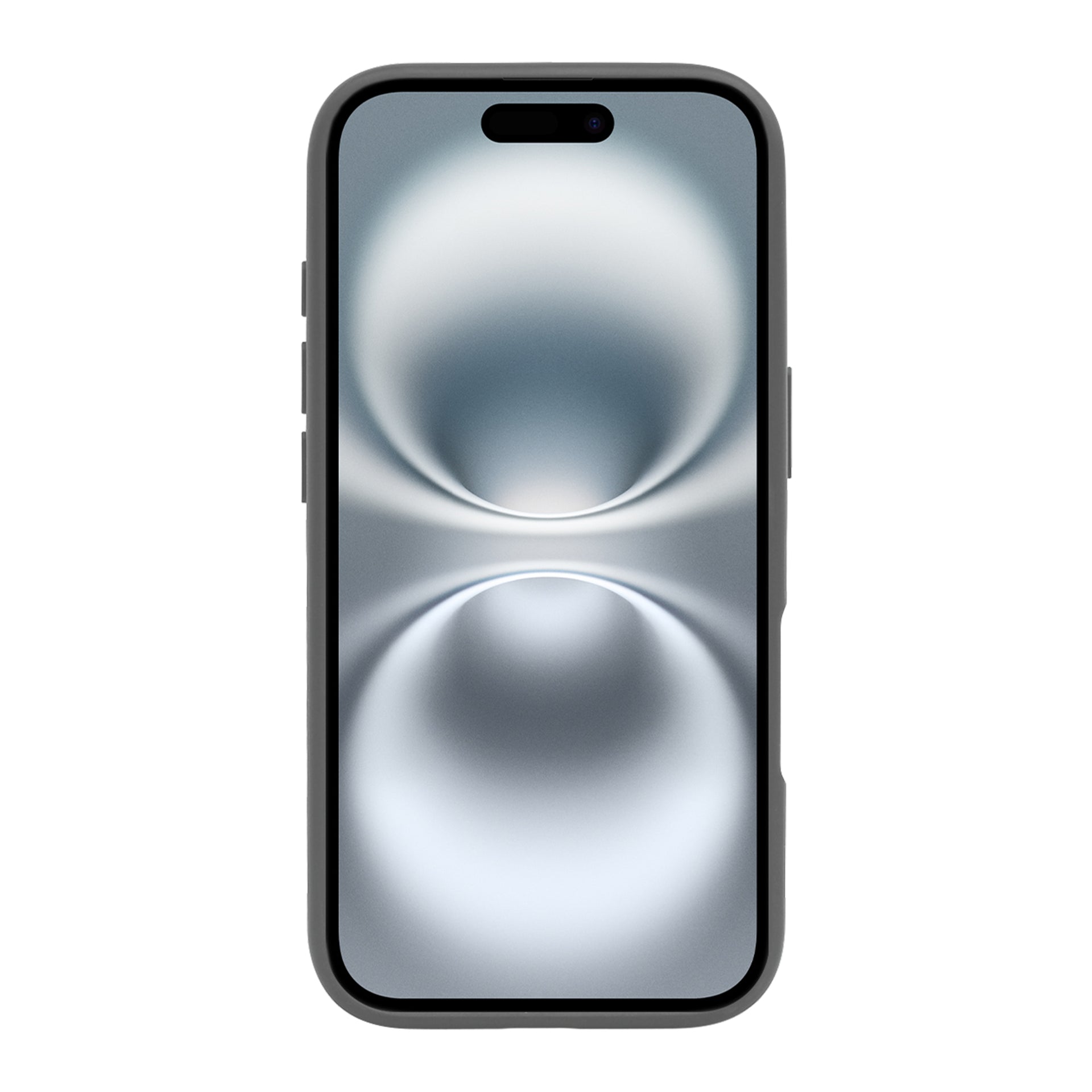Rixus Crystal Amber Case For Apple iPhone 16 Grey