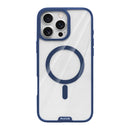 Rixus Crystal Amber Case For Apple iPhone 16 Pro Blue