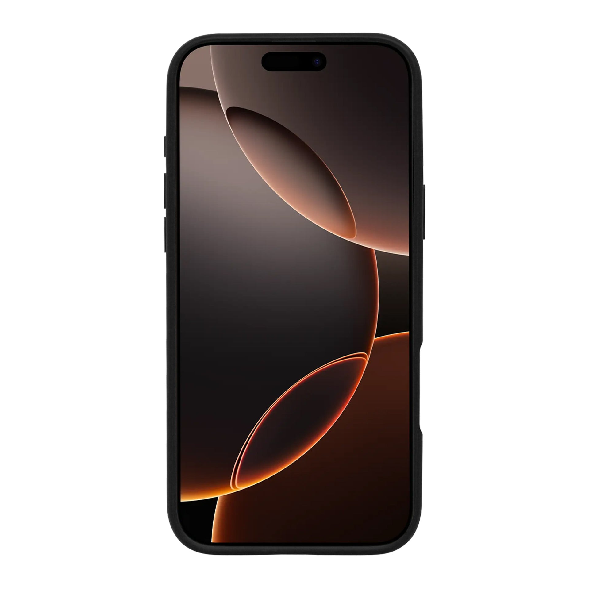 Rixus Crystal Amber Case For Apple iPhone 16 Pro Max Black