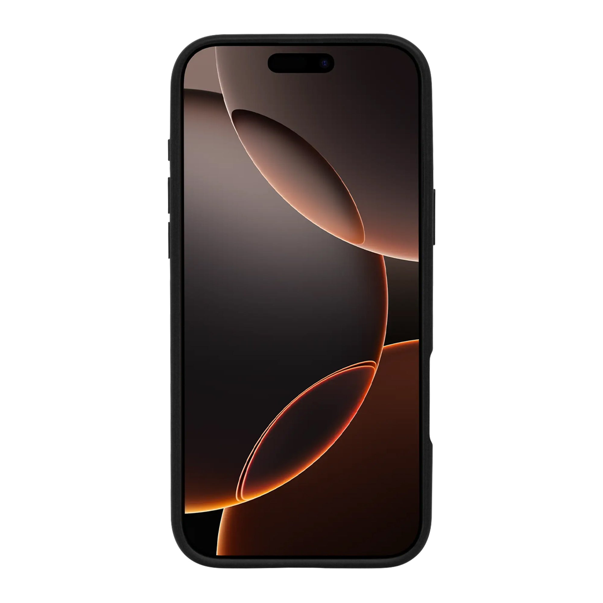 Rixus Crystal Amber Case For Apple iPhone 16 Pro Max Black