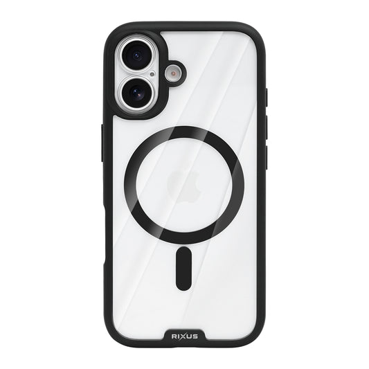 Rixus Crystal Amber Case For Apple iPhone 17 Black