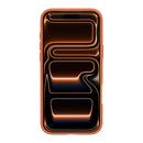 Rixus Crystal Amber Case For Apple iPhone 17 Pro Orange