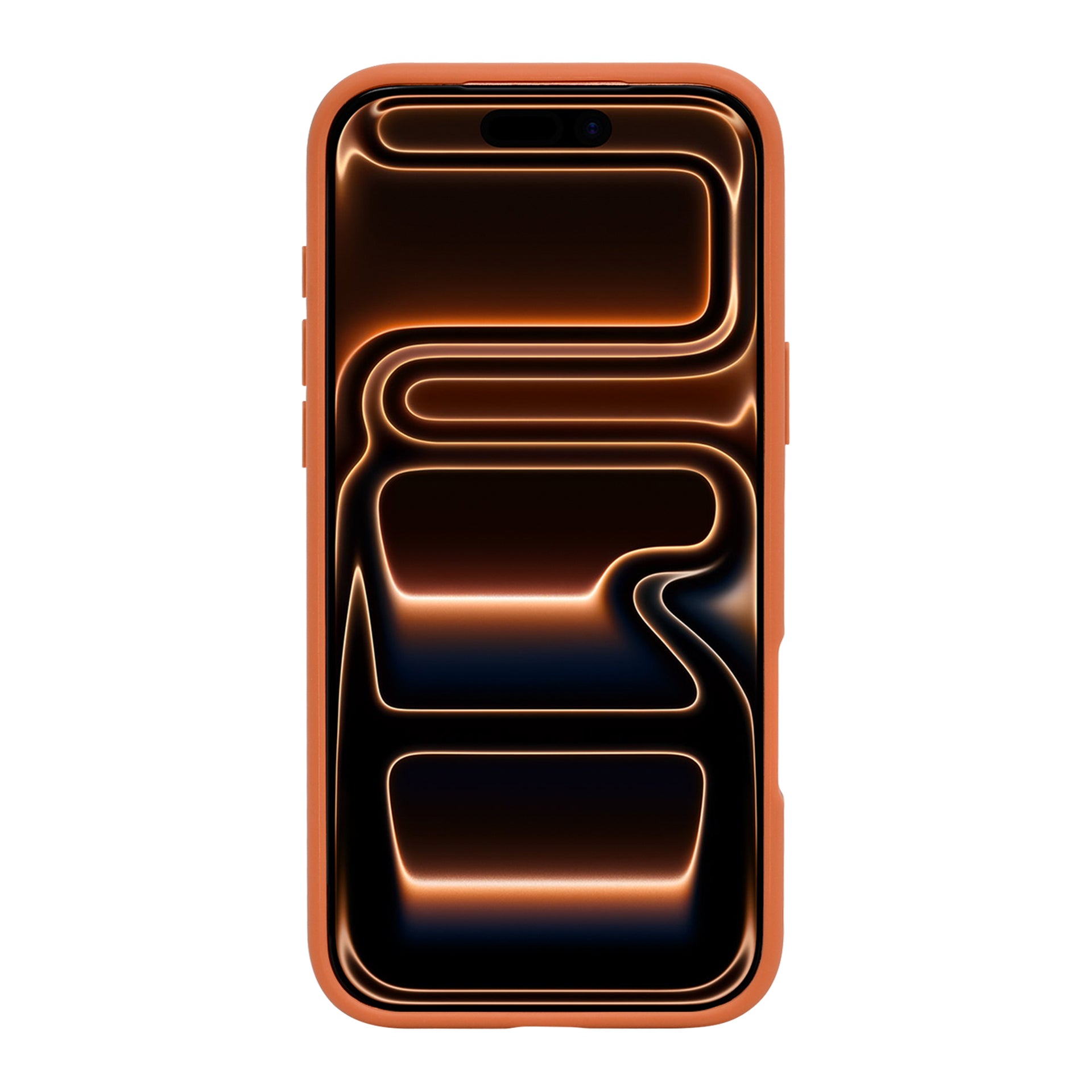 Rixus Crystal Amber Case For Apple iPhone 17 Pro Max Orange