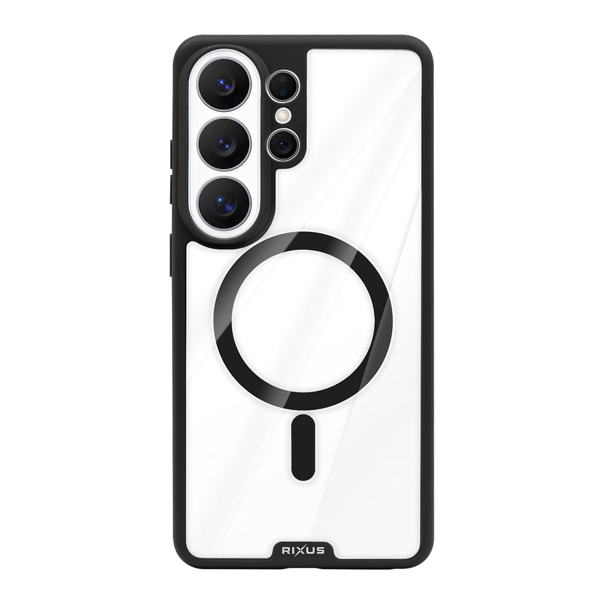 Rixus Crystal Amber Case For Samsung Galaxy S26 Ultra Black