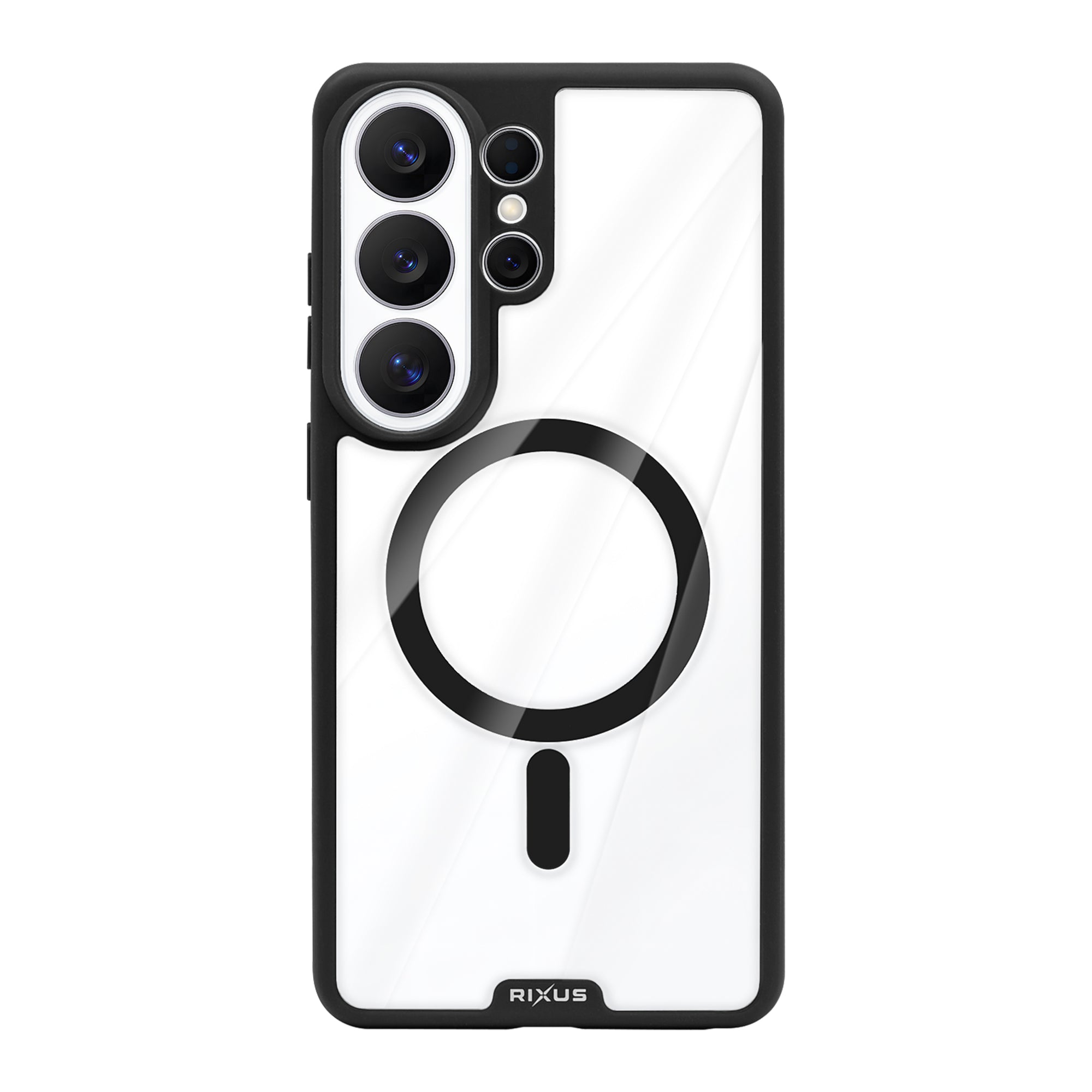 Rixus Crystal Amber Case For Samsung Galaxy S26 Ultra Black