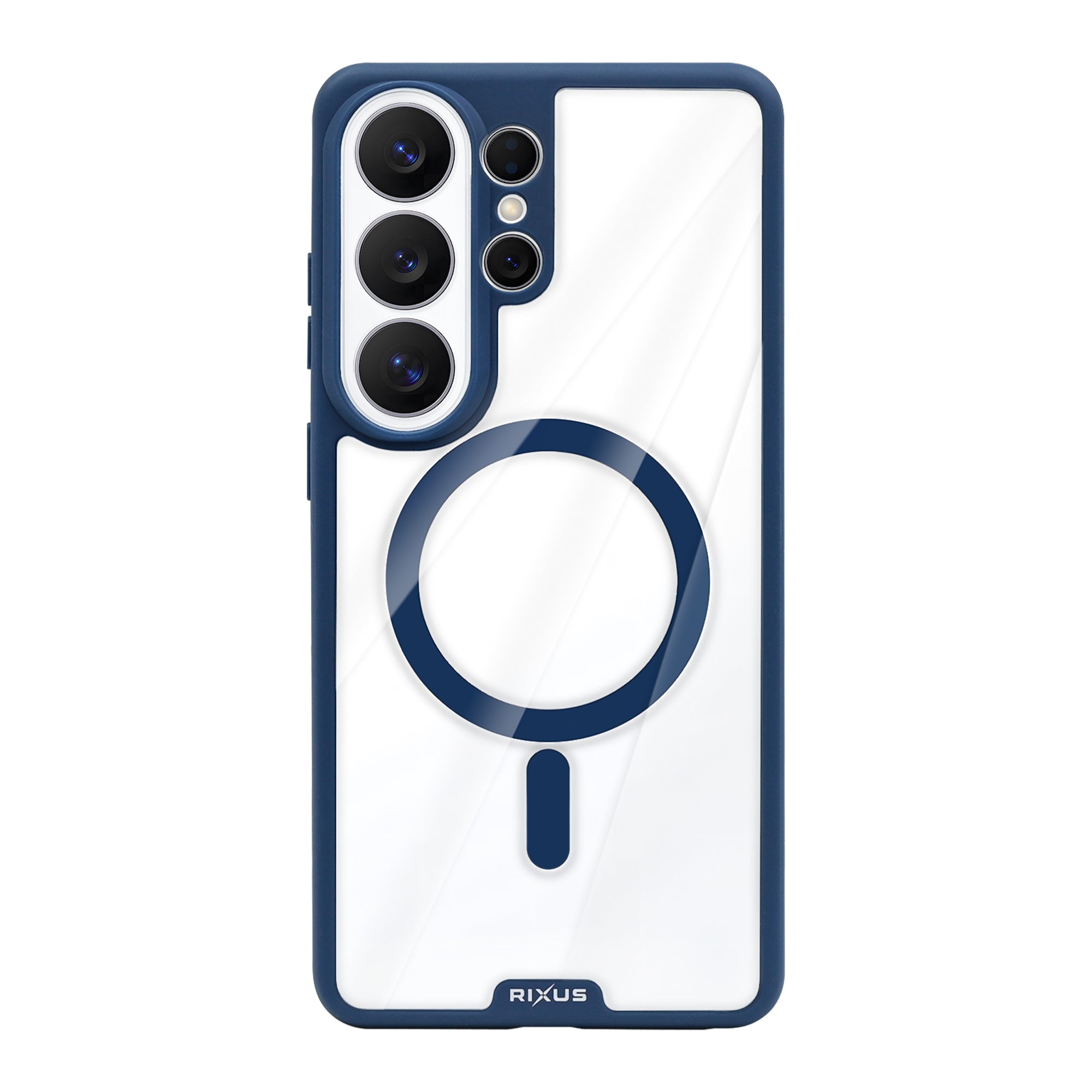 Rixus Crystal Amber Case For Samsung Galaxy S26 Ultra Deep Blue