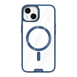 Rixus Crystal Amber Case For Apple iPhone 13 Blue