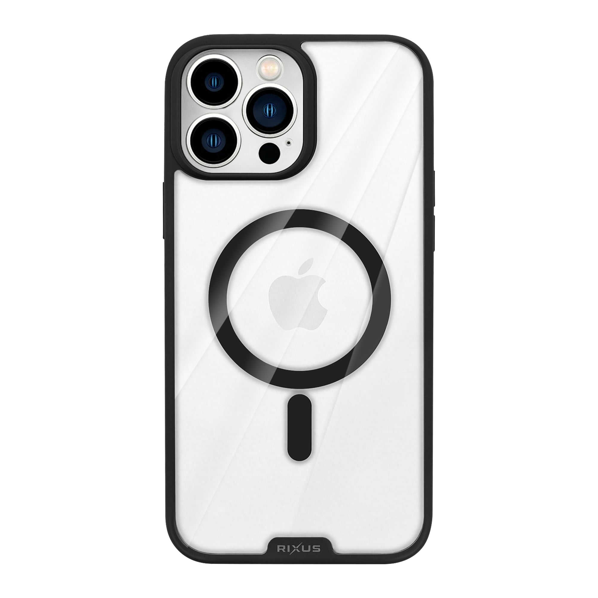 Rixus Crystal Amber Case For Apple iPhone 13 Pro Max Black