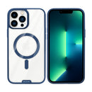 Rixus Crystal Amber Case For Apple iPhone 13 Pro Max Blue