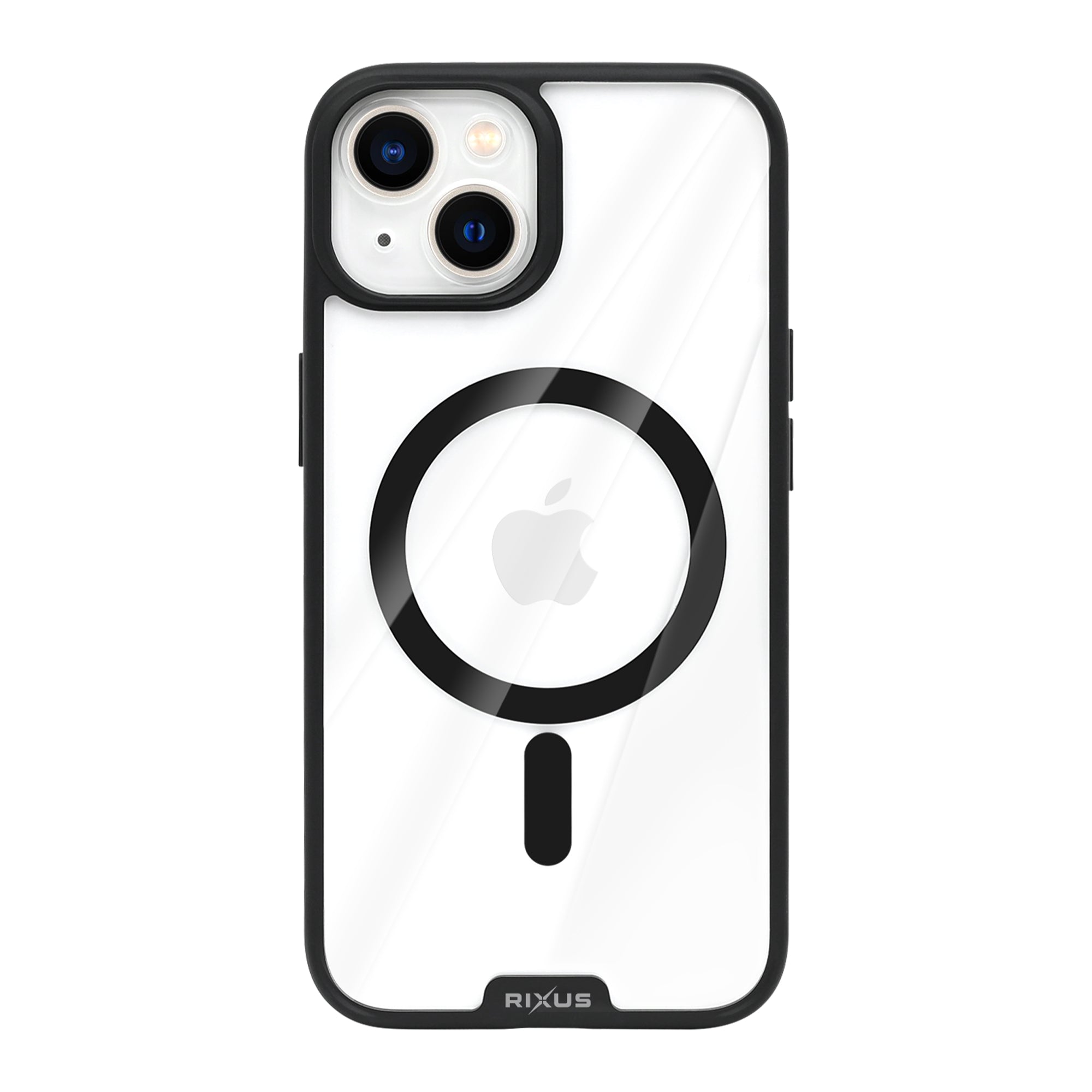 Rixus Crystal Amber Case For Apple iPhone 14 Black