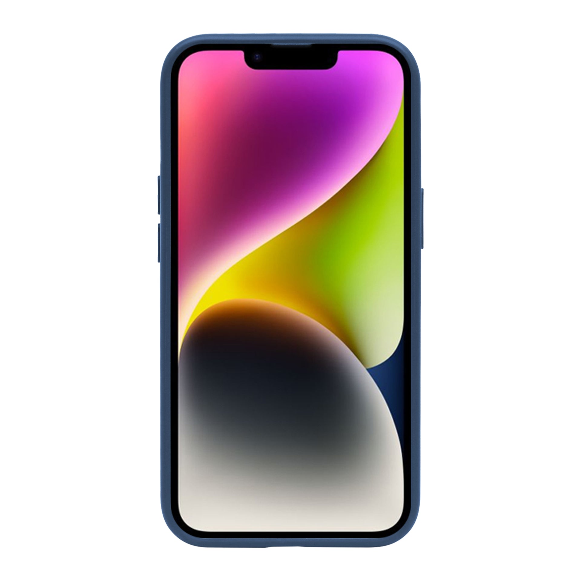 Rixus Crystal Amber Case For Apple iPhone 14 Blue