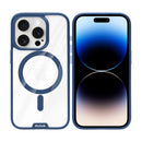 Rixus Crystal Amber Case For Apple iPhone 14 Pro Max Blue