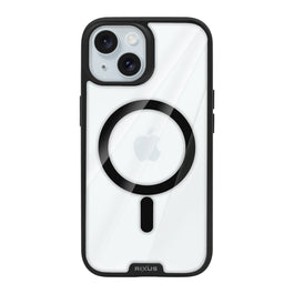 Rixus Crystal Amber Case For Apple iPhone 15 Black