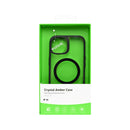 Rixus Crystal Amber Case For Apple iPhone 15 Black