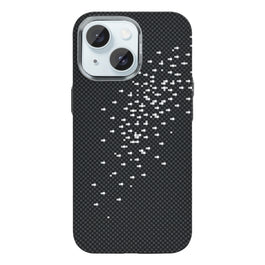 Rixus Alpine Ultra-Slim Case With MagSafe Compatible RXD022 For Apple iPhone 15 Galaxy Black