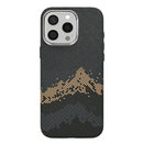 Rixus Alpine Ultra-Slim Case With MagSafe Compatible RXD082 For Apple iPhone 15 Pro Mountain Black