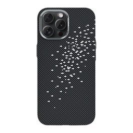 Rixus Alpine Ultra-Slim Case With MagSafe Compatible RXD022 For Apple iPhone 15 Pro Galaxy Black