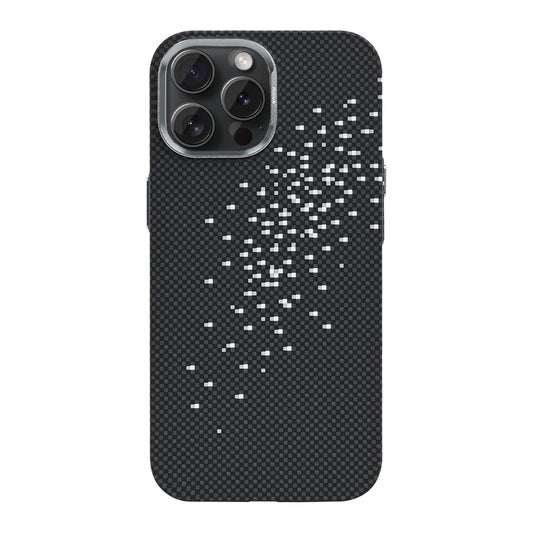 Rixus Alpine Ultra-Slim Case With MagSafe Compatible RXD022 For Apple iPhone 15 Pro Galaxy Black