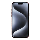 Rixus Alpine Ultra-Slim Case With MagSafe Compatible RXA093 For Apple iPhone 15 Pro Cherry Red