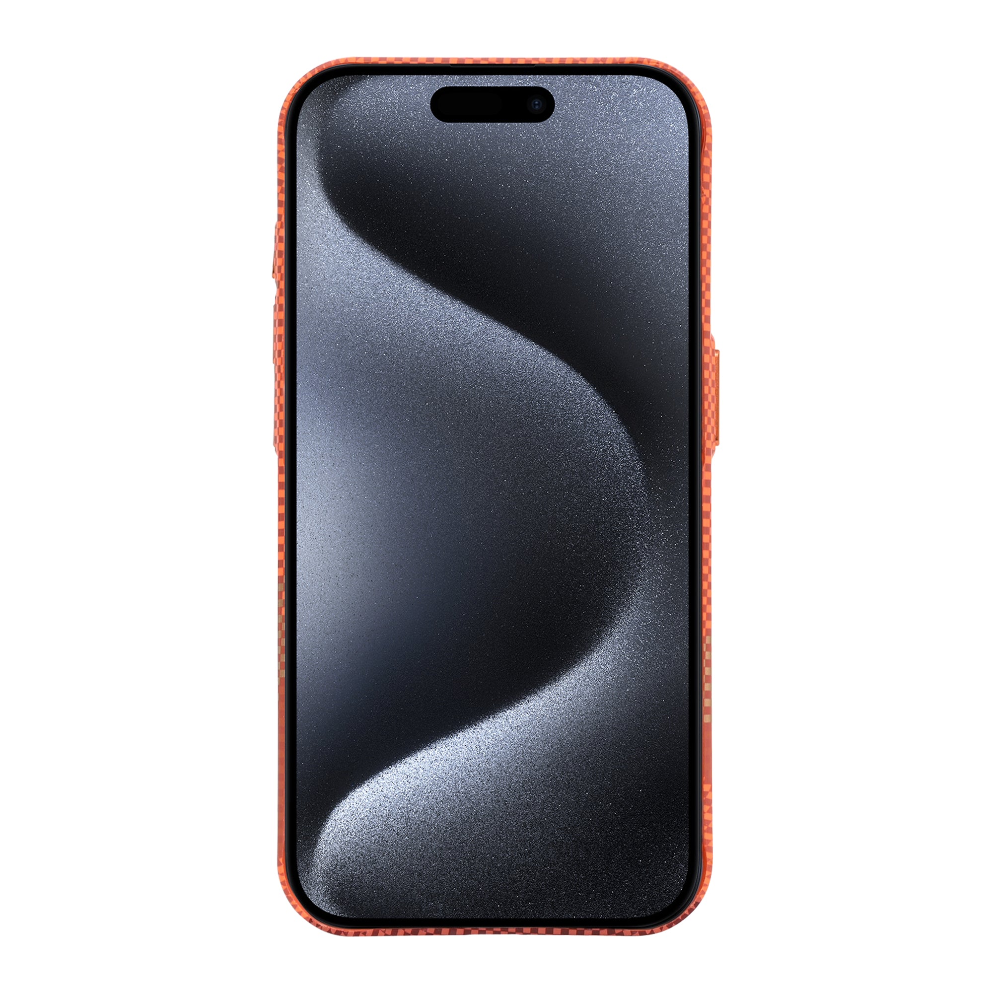 Rixus Alpine Ultra-Slim Case With MagSafe Compatible RXD081 For Apple iPhone 15 Pro Max Mountain Orange