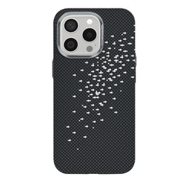 Rixus Alpine Ultra-Slim Case With MagSafe Compatible RXD022 For Apple iPhone 15 Pro Max Galaxy Black