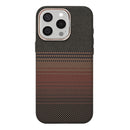 Rixus Alpine Ultra-Slim Case With MagSafe Compatible RXA130 For Apple iPhone 15 Pro Max Stripe Brown