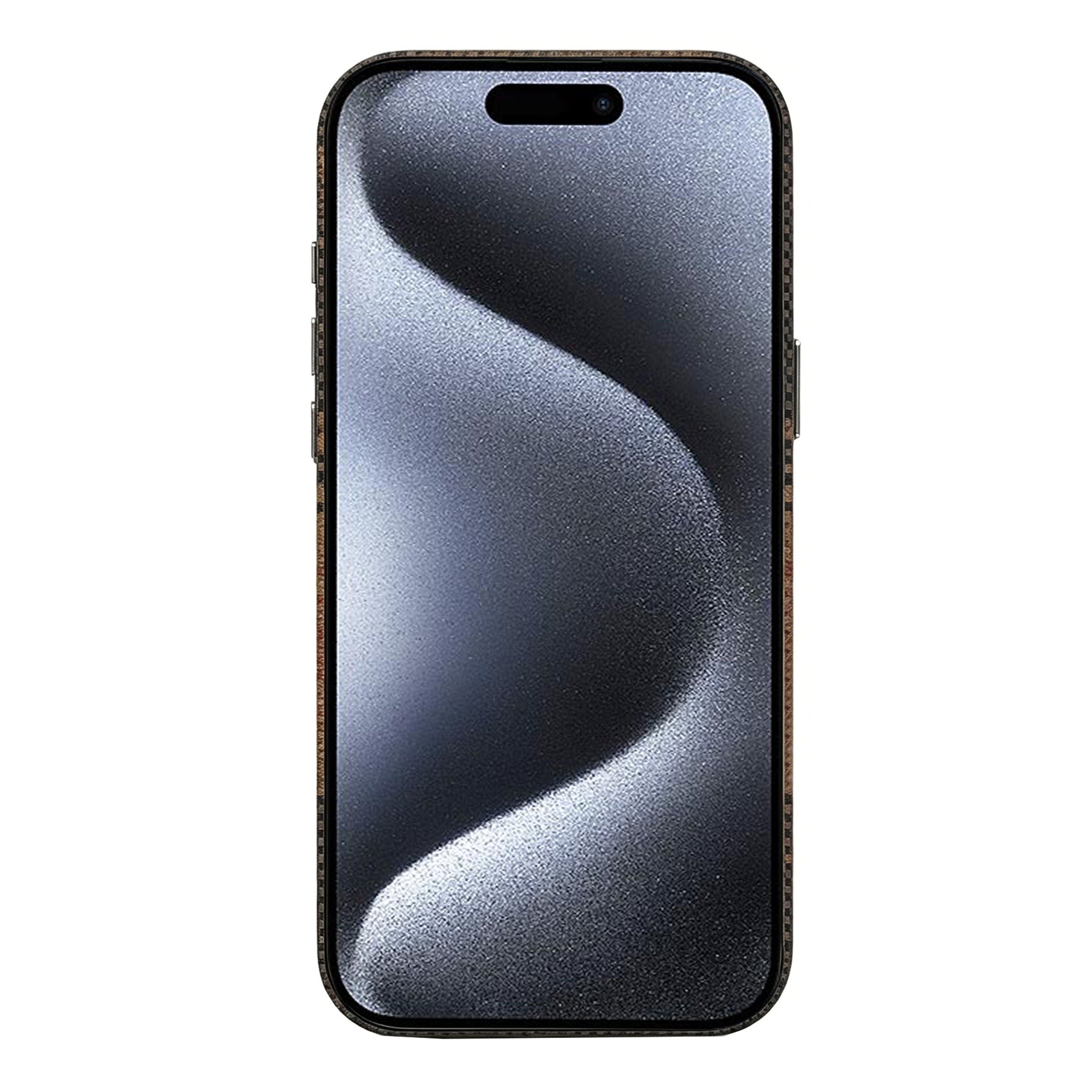 Rixus Alpine Ultra-Slim Case With MagSafe Compatible RXA130 For Apple iPhone 15 Pro Max Stripe Brown